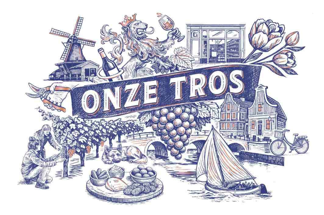 Logo van Onze Tros wijn